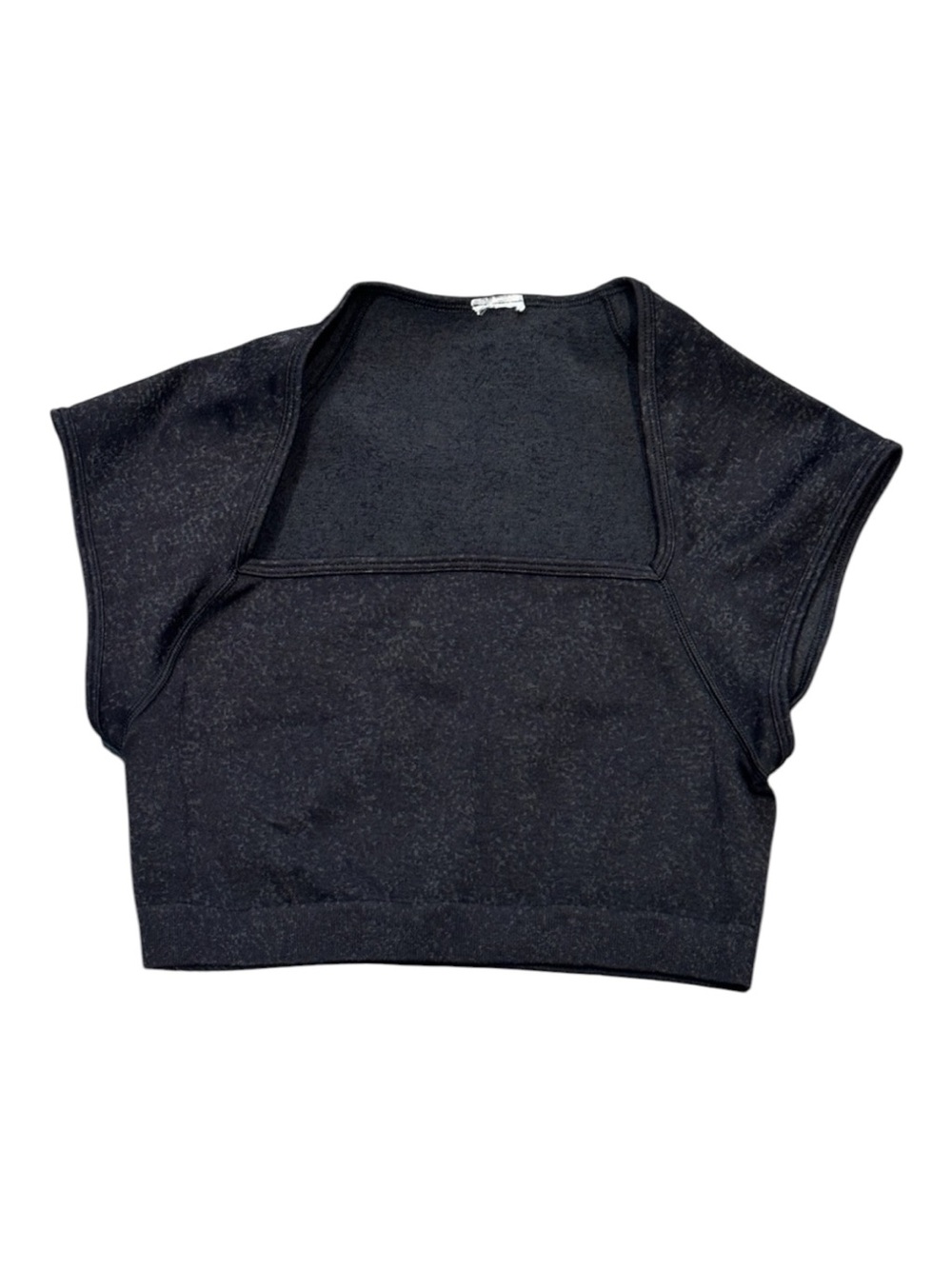 Gymshark Adapt Fleck Seamless Crop Top Black Large